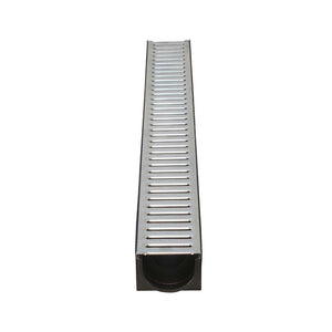 4All 1-meter Channel - Galvanised Steel Grate