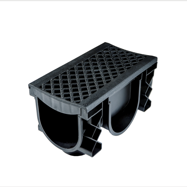 QualiDrain External Channel Drain Black